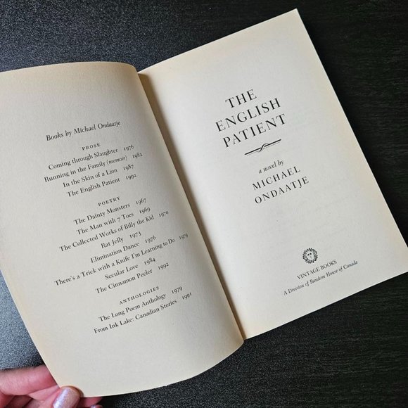 4/$20 Bundle: The English Patient & The Cat's Table by Michael Ondaatje - Picture 4 of 12